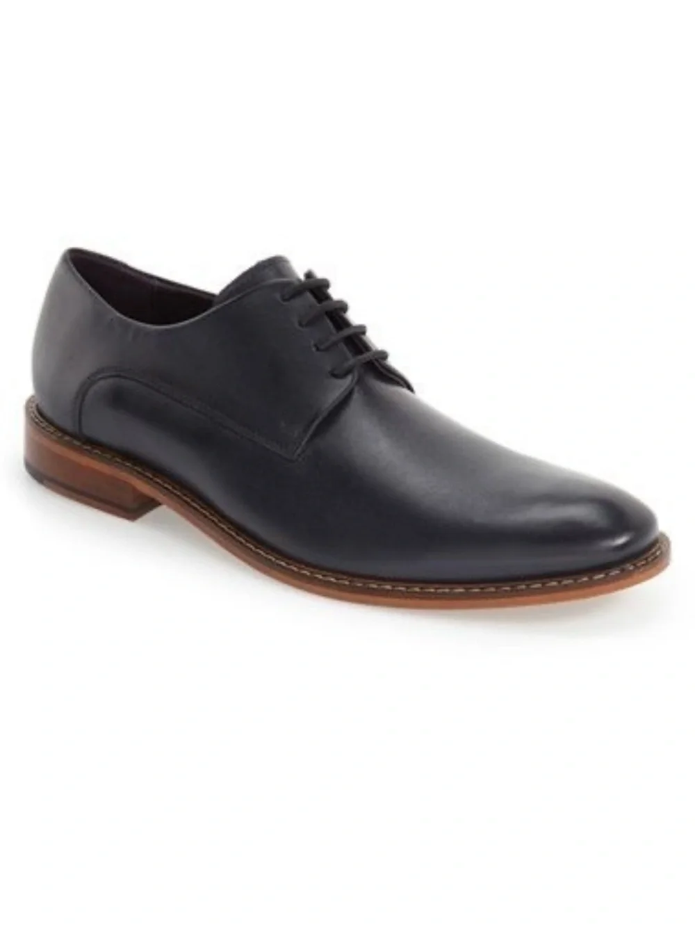 Ted Baker London Iron 3 Plain Toe Derby Navy Shoes Size 15